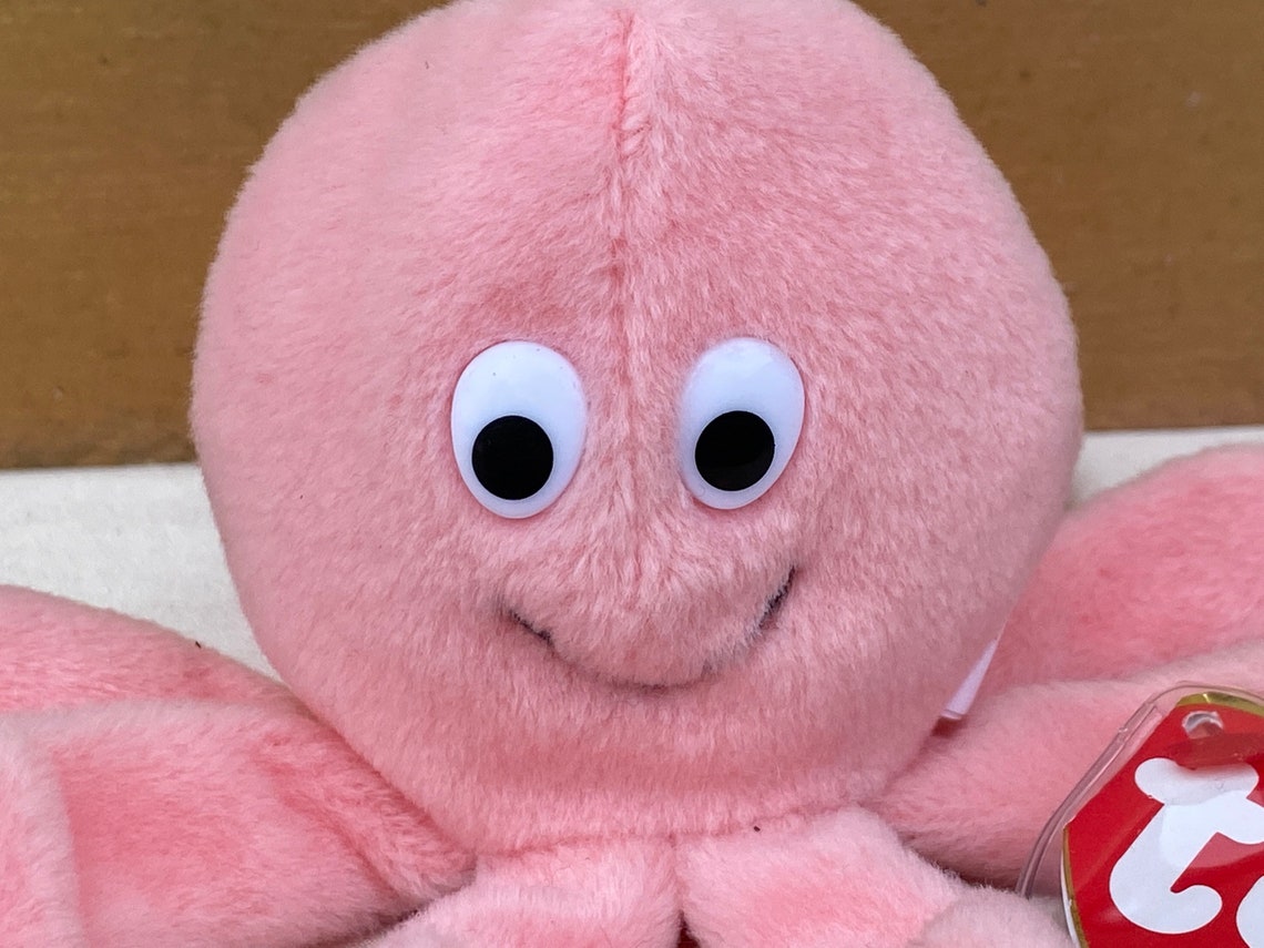 Ty Beanie Babies Inky The Octopus Collectible Beanie Etsy