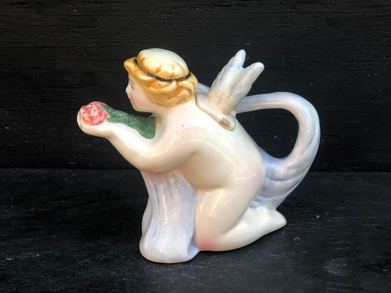 Vintage 1994 Clay Art Teapot,San Francisco Cherub /& Roses Ceramic Teapot,Rare Teapot,Angel Teapot,Blue Teapot,Collector Teapot,Teapot Gift