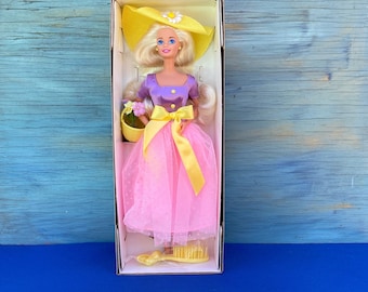 Avon Spring Blossom Barbie Doll,Barbie Doll,Decorative Doll,Spring Barbie,,Collectible Doll,Cute Barbie,Collectors Doll,Doll Figurine