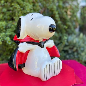 Vintage Snoopy Jar - Etsy
