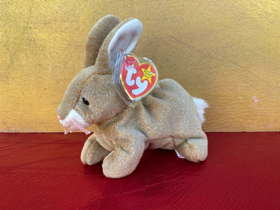 Ty Beanie Babies Nibbly the Rabbitcollectible Beanie Etsy