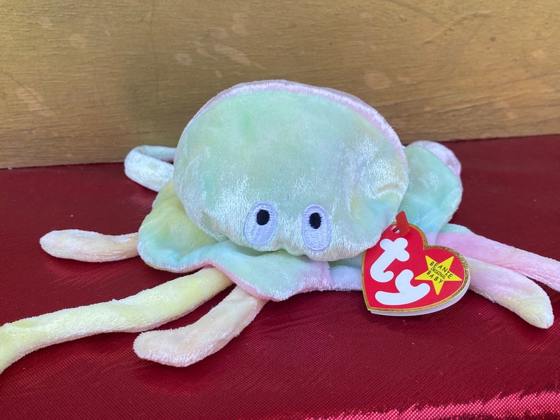 Ty Beanie Babies Goochy the Jellyfishrare Beanie Etsy
