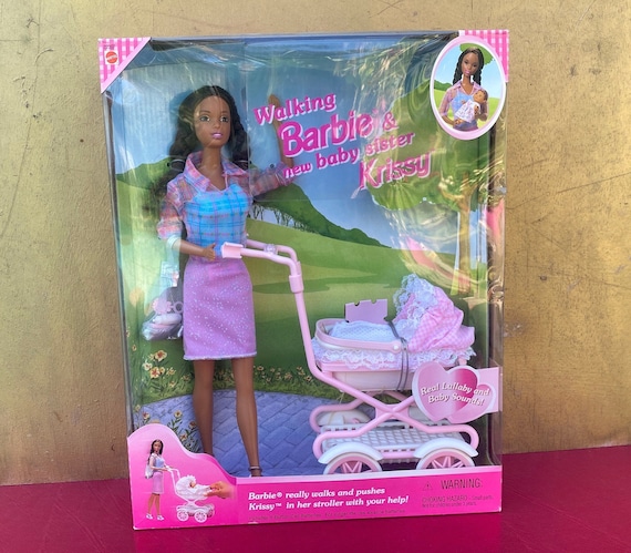 Rare Walking Barbie & Baby Sister KrissyCollectible - Etsy 日本