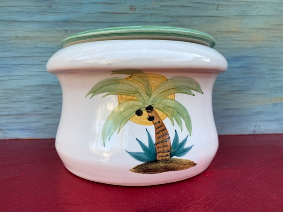 Contemporary Pottery Company Dip Chiller Warmerpalm Tree 