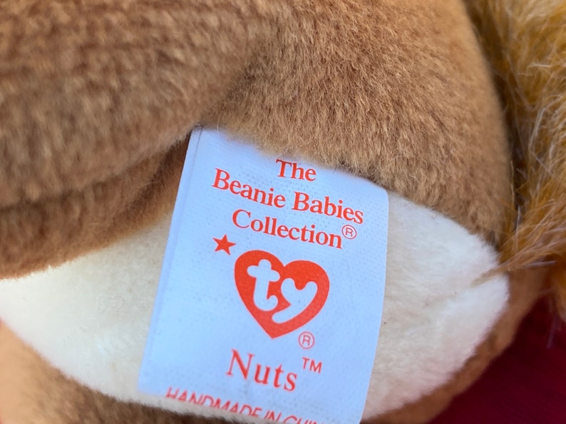 Ty Beanie Babies Nuts the Squirrelcollectible Beanie Etsy