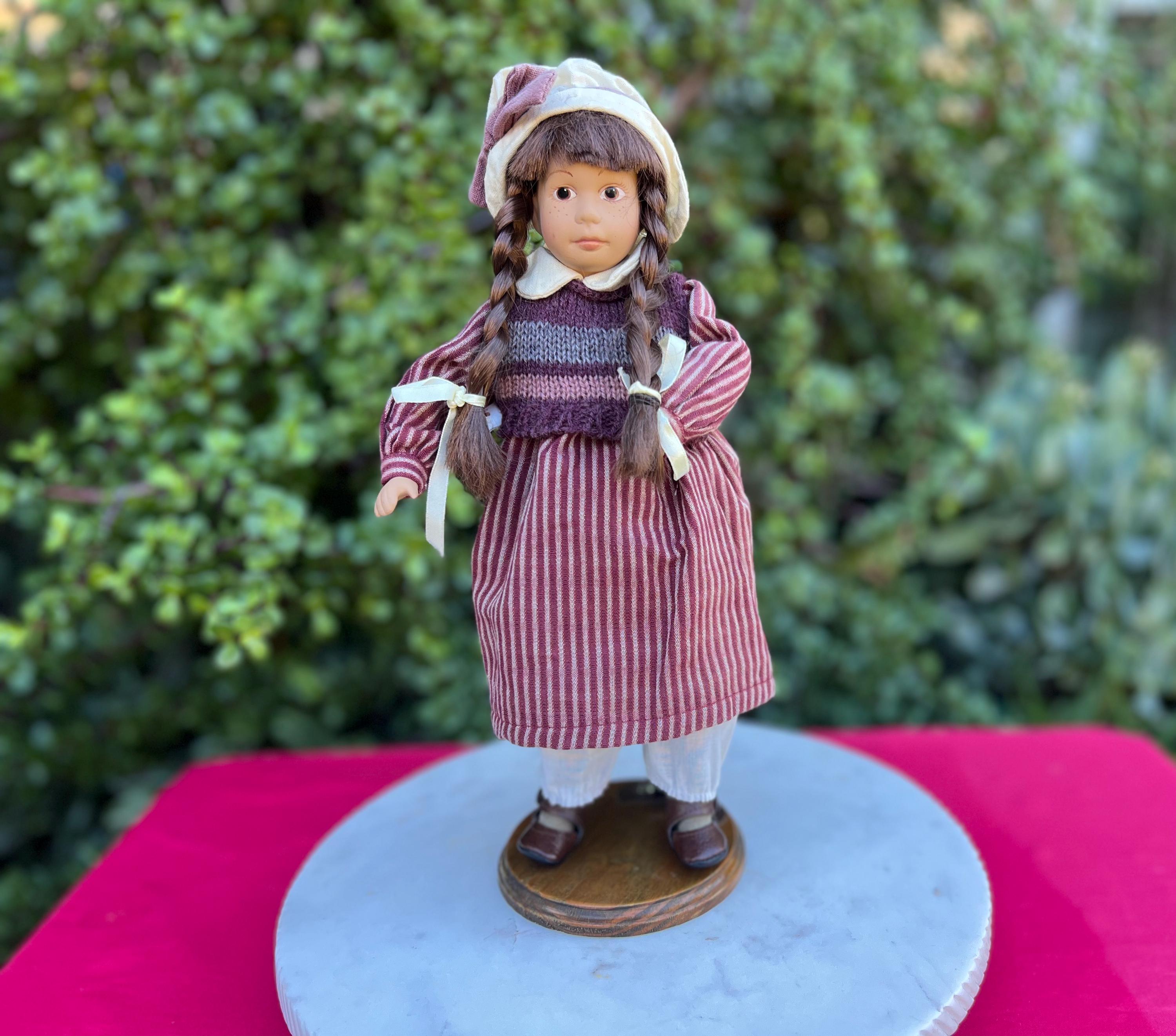 人形 PORCELAIN DOOL Kasma LDT Porcelain Doll: 1994 Vintage Collectible, 12