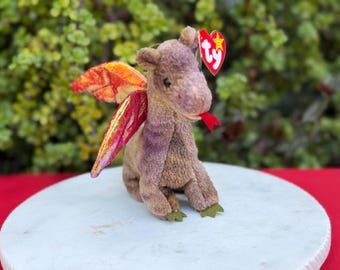 Ty Beanie Babies Scorch,The Dragon,Collectible Plush Toy (1998)