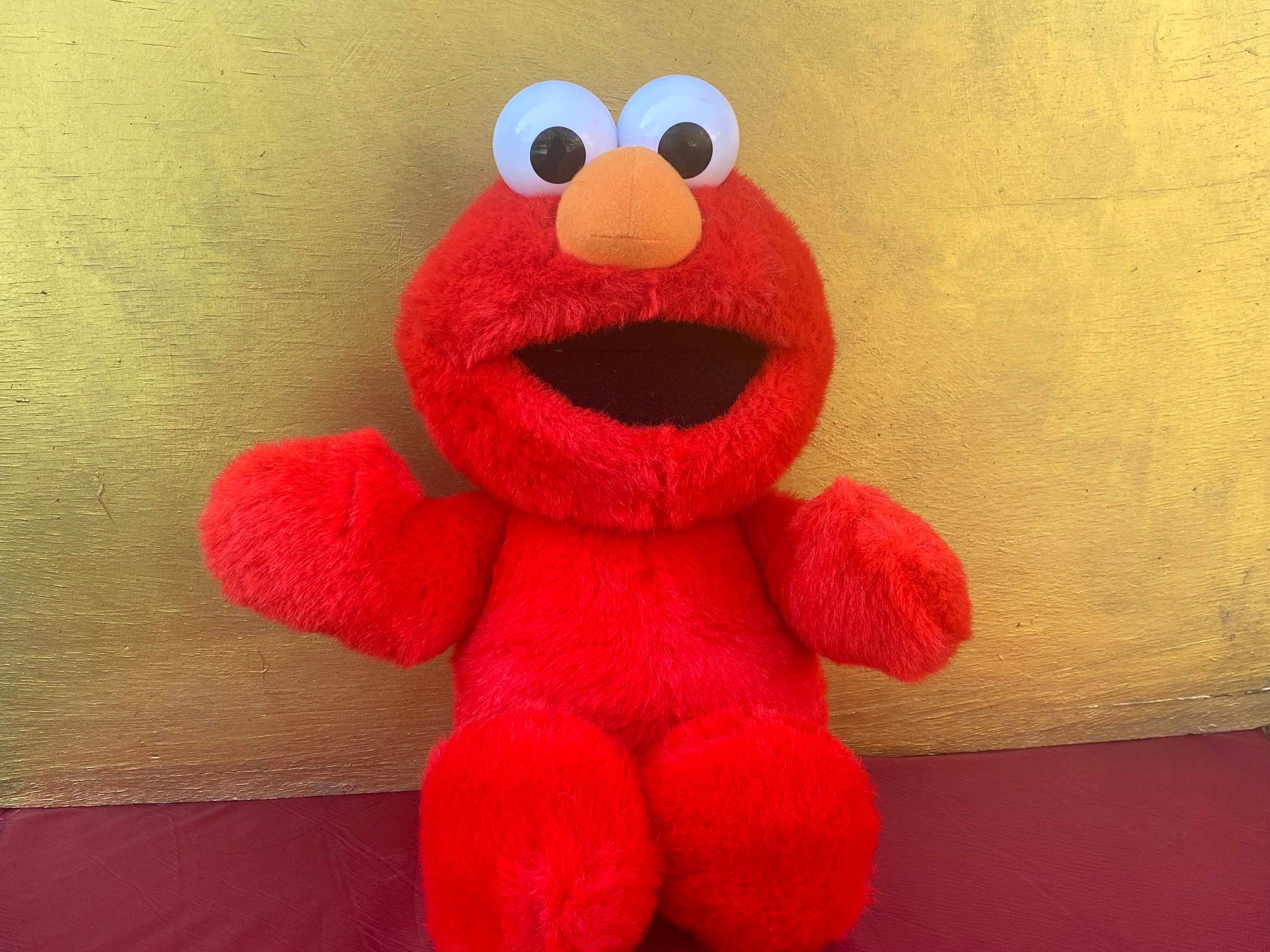 Brengen succes donderdag Kietel me Elmo Pluche knuffel pop speelgoed decoratief - Etsy Nederland