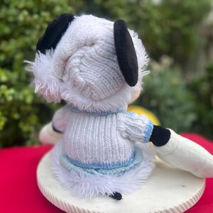 Disney Winter Minnie Maus Plüschtier, Schneeflocke Outfit (41 cm Groß) Bild 14