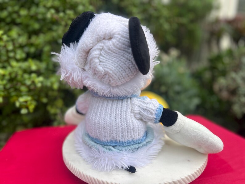 Disney Winter Minnie Maus Plüschtier, Schneeflocke Outfit (41 cm Groß) Bild 14