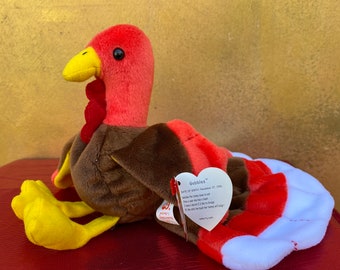 Ty Beanie Babies Gobble,The Turkey,Collectible Beanie Babies,Beanie Baby 1996
