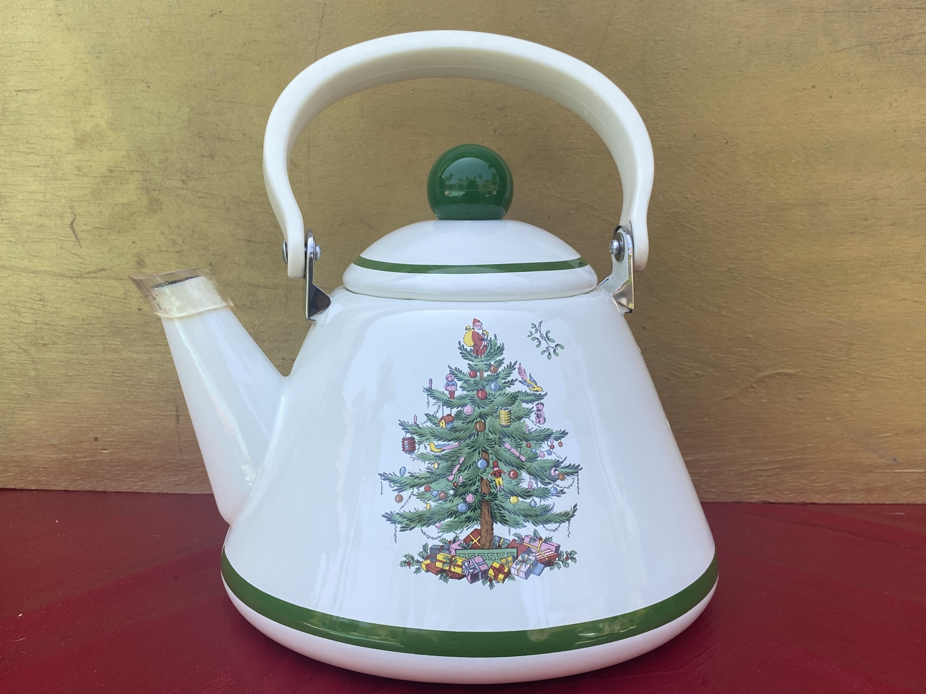 spode・スポード クリスマス ティーポット キャンディーハンドル