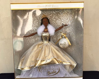 Rare 2000 Holiday Special Edition Barbie Doll: Collectible Decorative Doll