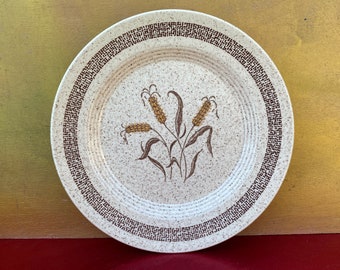 Homer Laughlin Dinner Plate,Wheat Tan Plate,Brown Dinnerware,Set of 6 Plates Vintage Dinnerware Large Plate Dinner Plater,Plate