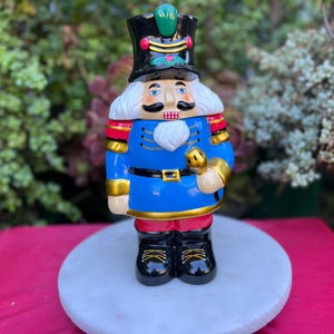 David&#39;s Coookie Jar,Toy Soldier Cookie Jar,Christmas Nutcracker Cookie Jar,Holiday Cookie Jar,Decorative Cookie Jar,Holiday Cookie Jar