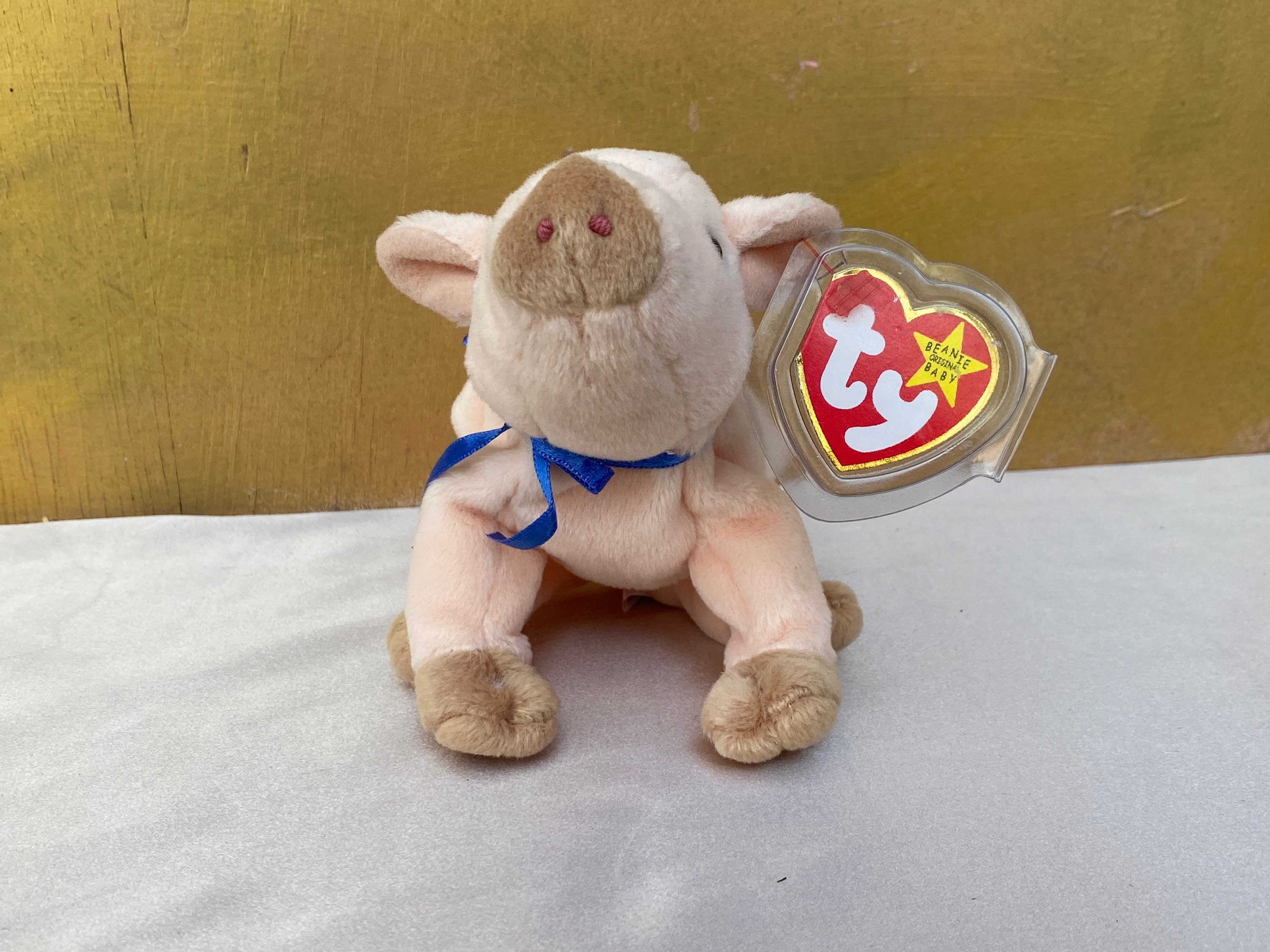 Ty Beanie Babies Knuckles the Pigcollectible Beanie Etsy
