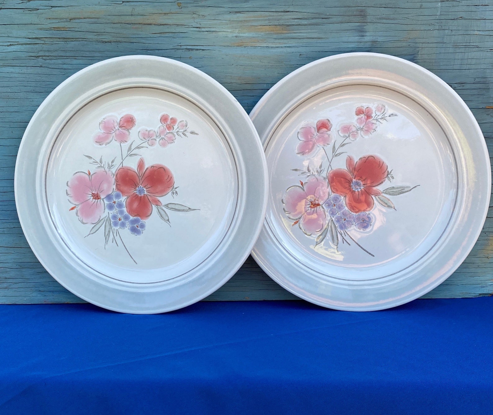 Galleria Collection Stoneware Platejmp Marketing 1985set of 4 Etsy