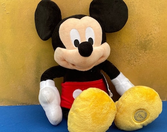 Disney Mickey Mouse Plush Toy, Authentic Stuffed Doll, 15” Tall