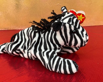 Ty Beanie Babies Ziggy,The Zebra,Collectible Beanie Babies,Cute Beanie Baby,Decorative Toy,Gift Ideas,Rare Beanie Babies