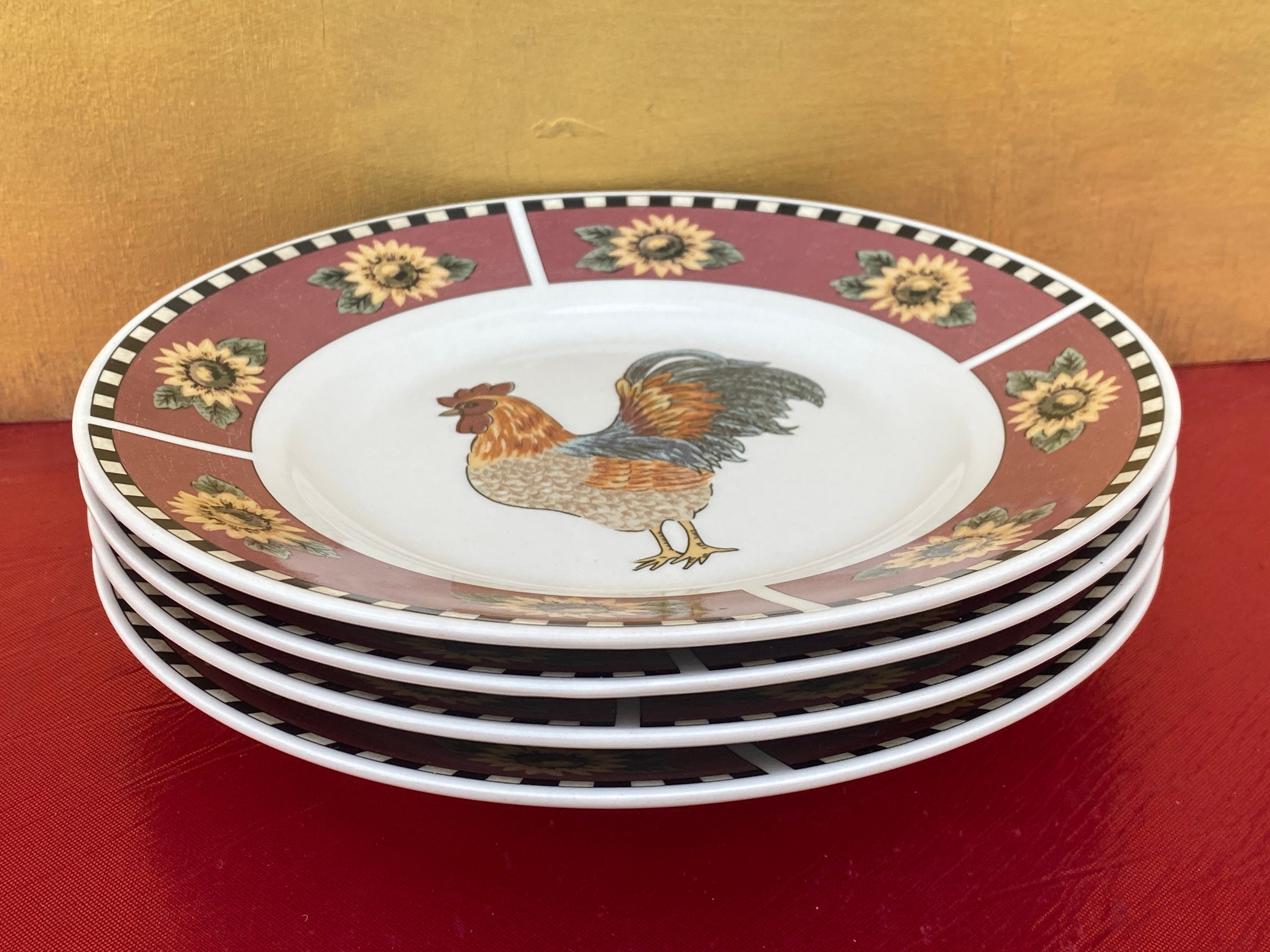 Gibson rooster dinnerware 2025