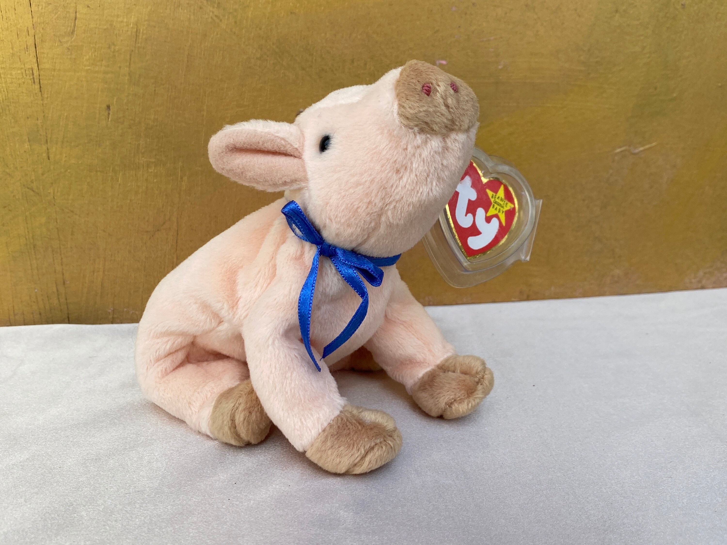 Ty Beanie Babies Knuckles the Pigcollectible Beanie Etsy