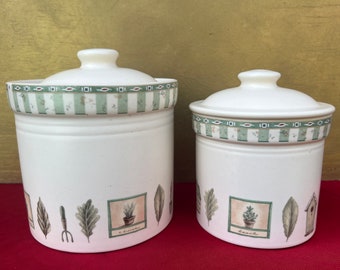 Pfaltzgraff Naturewood Canister,large Canister,set of Canister
