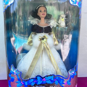 Vintage 1998 Holiday Princess Snow White Barbie Doll (damaged Box