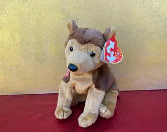 Ty Beanie Babies Coraje El Sheppard Alemán, Bebé Gorro Coleccionable, Bebé Gorro Raro, Gorro Lindo, Juguete Decorativo, Ideas de Regalo