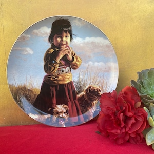 Ray Swanson,Utumn Treat Plate,The Hamilton Collection Plate,The Proud Nation Plate Collection,Decorative Plate,Rare Porcelain Plate