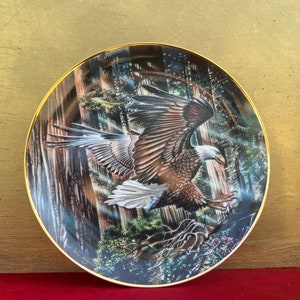 Ｂ★絵皿6枚セット　イーグル・プレート　フランクリンミント Franklin mint eagle plates - Etsy 日本