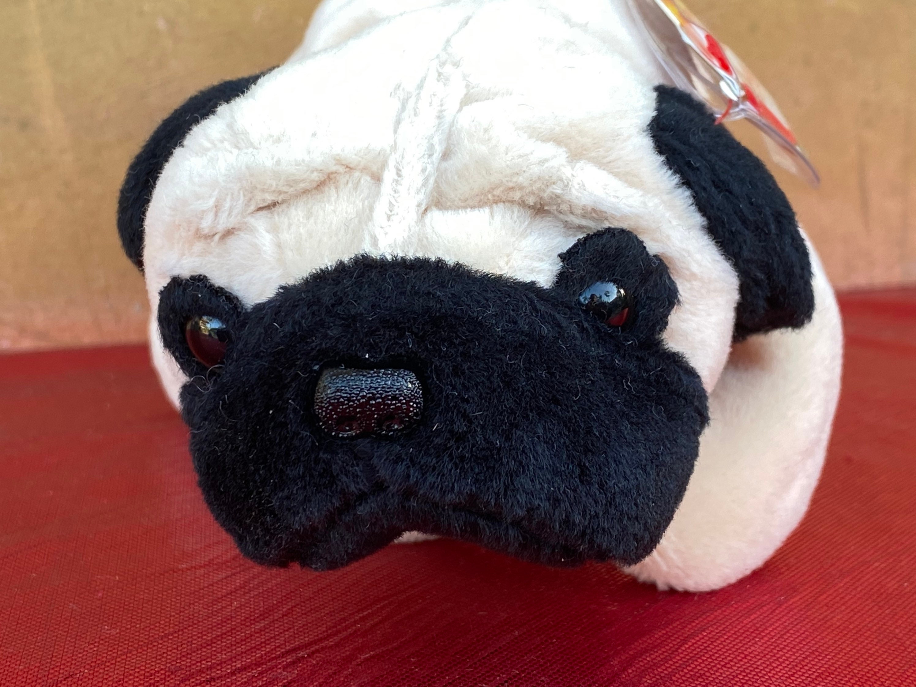 Ty Beanie Babies Pugsly The Pug Collectible Beanie Babies Cute Beanie Baby Juguete decorativo Ideas de regalos Rare Beanie Babies Etsy Mexico