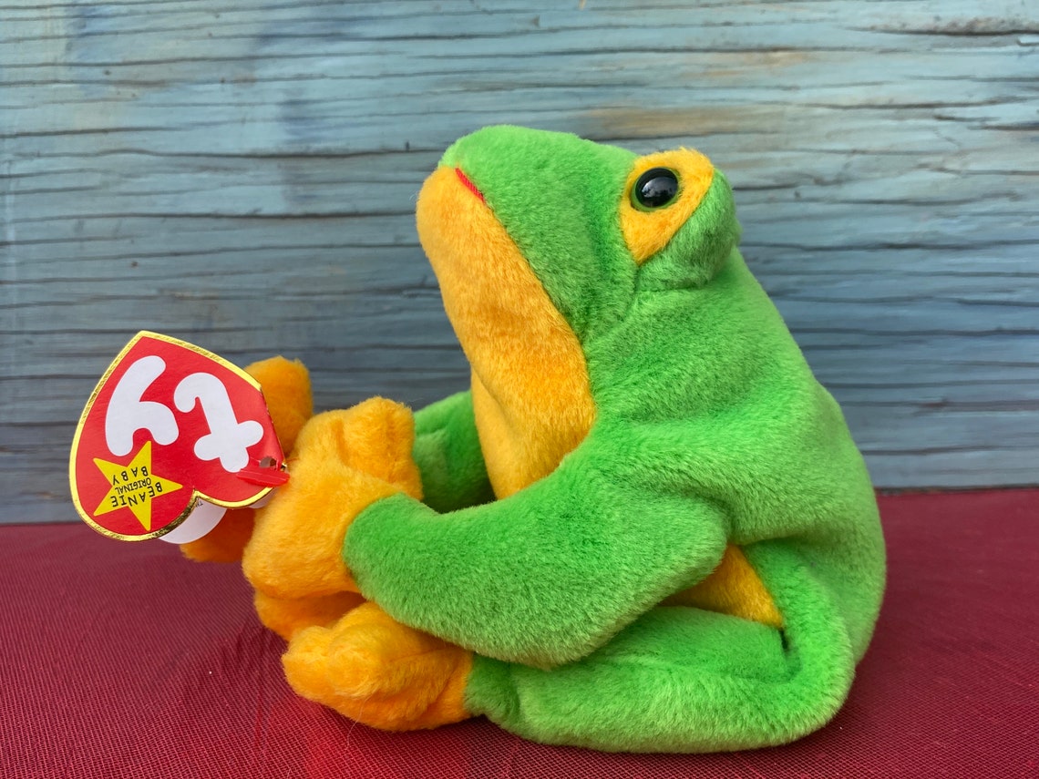Ty Beanie Babies Smoochy the Frogcollectible Beanie - Etsy