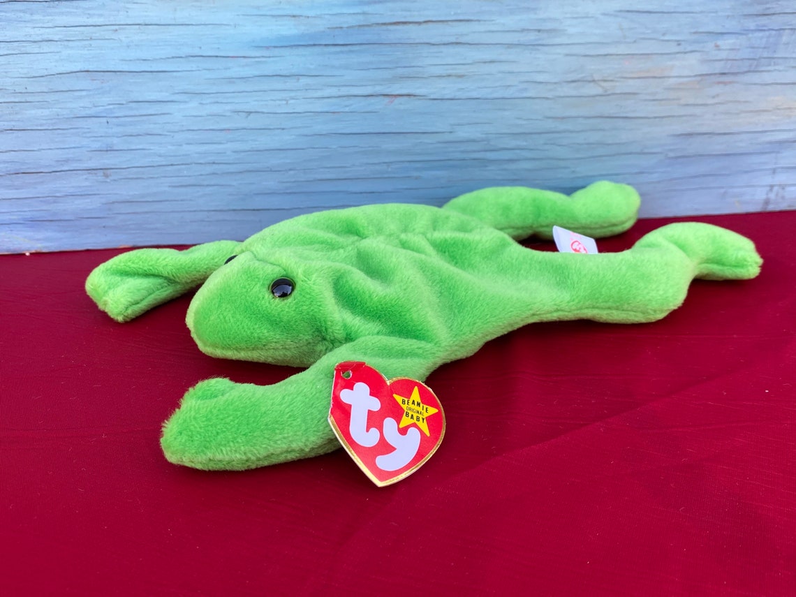 Ty Beanie Babies Legs the Frogcollectible Beanie Babiescute Etsy