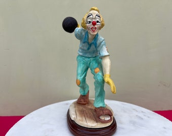 Vintage 1950s Sierra Vista Ceramic Clown Cookie Jar California