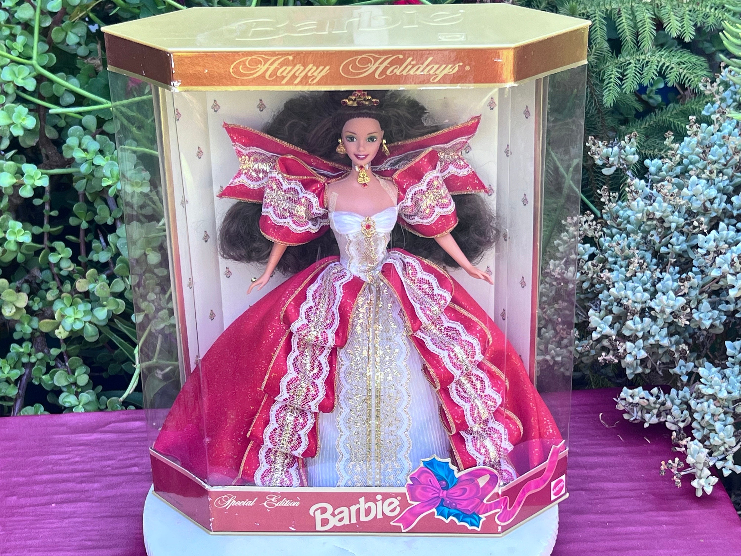 Happy Holiday Barbie Doll 1997 Special Edition holiday Barbie decorative Barbie collectible Barbie rare Barbie Doll collectors Barbie Etsy