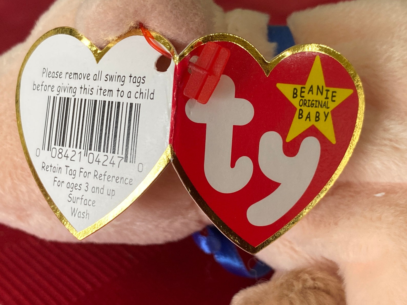 Ty Beanie Babies Knuckles the Pigcollectible Beanie Etsy