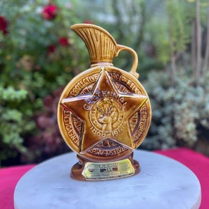Vintage Jim Beam Centennial 1868 BPOE Elks Lodge Liquor Bottle 1963,Decorative Bottle,Collector Bottle,Collectible Bottle