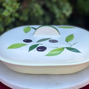 Pfaltzgraff Casserole Dish,Rare Baking Dinnerware,Olive Casserole,Dinnerware,Large Casserole,Stoneware Casserole,Rare Dinnerware,Baking Dish