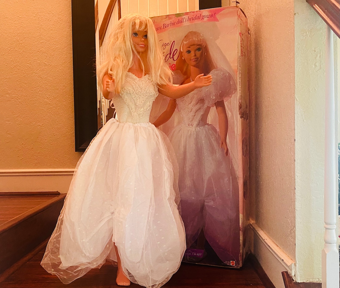 Vintage My Size Barbiebride Barbie Dolllarge Barde - Etsy