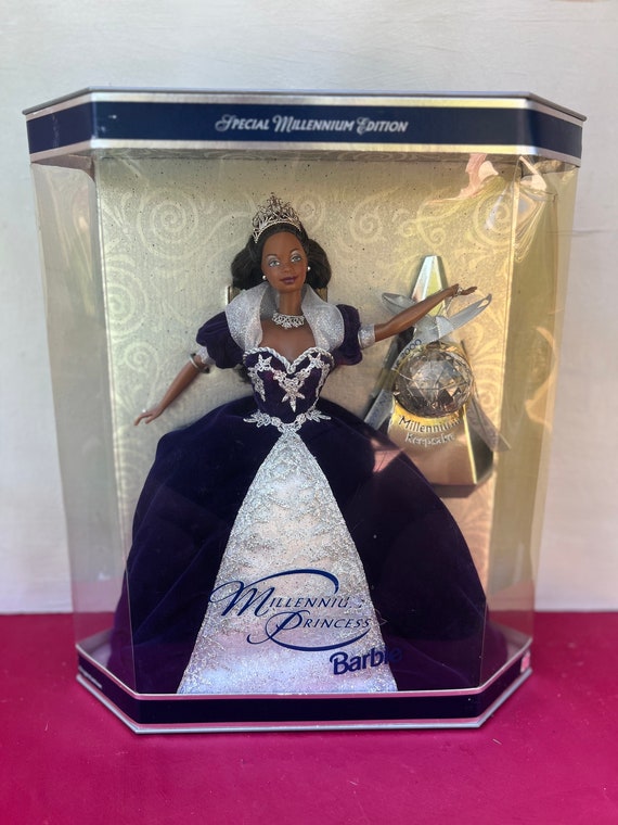 Rare Millennium Princess 2000 Barbie Doll Special Edition With Millennium Keepsake holiday Barbie Doll african American Barbie Doll Etsy Israel