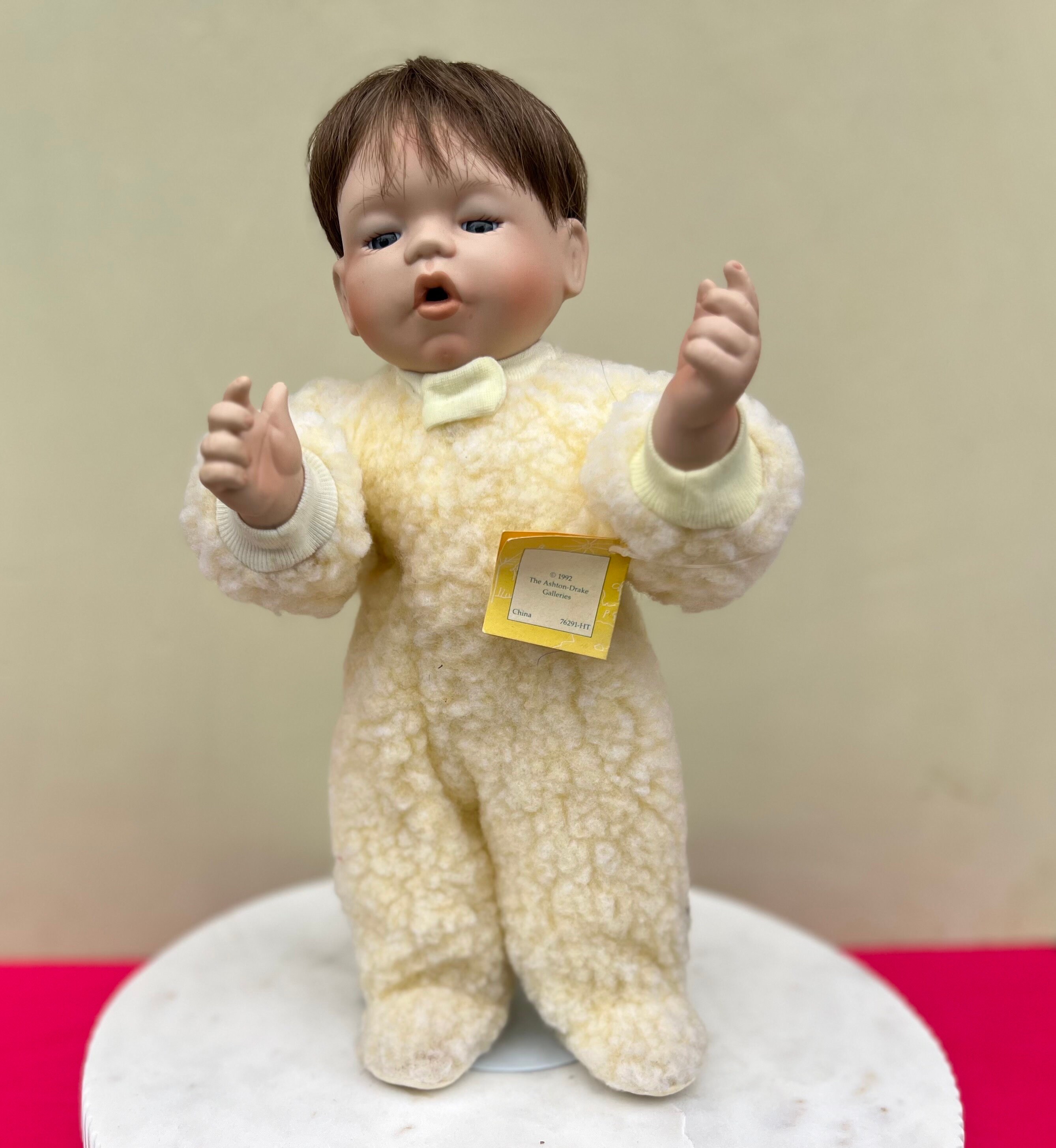 Vintage Ashton Drake Porcelain Baby Doll, Kathy Barry Hippensteel