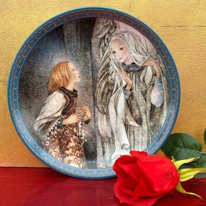 Sulamith Wulfing Die Vision 1983 Love Song Series Plate,Konigszelt Bayern,Decorative Plate,Collectible Plater,Collectors Plater,Cute Plate