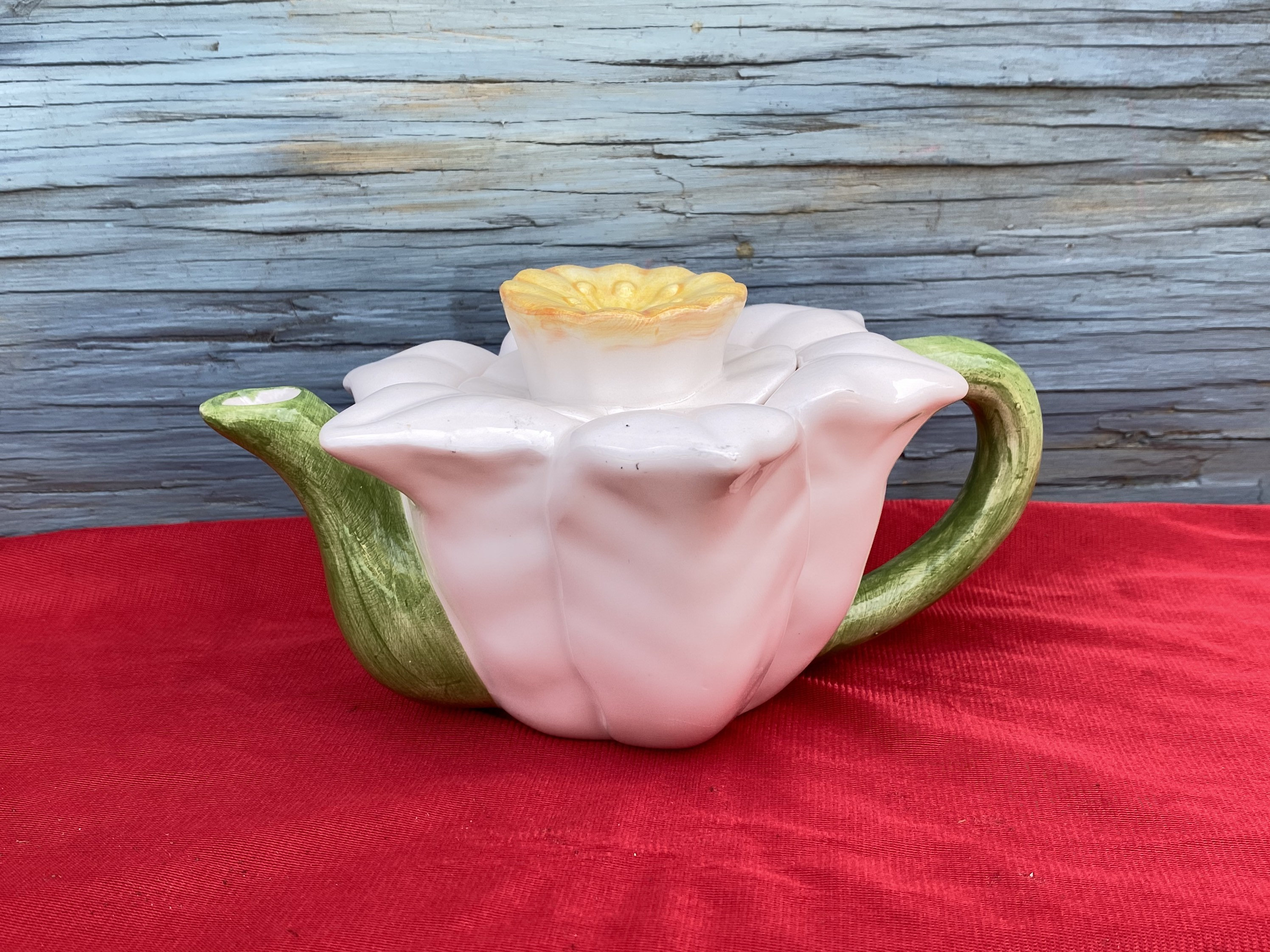 Vintage Papel Teapotflower Teapotunique Teapotdecorative Etsy
