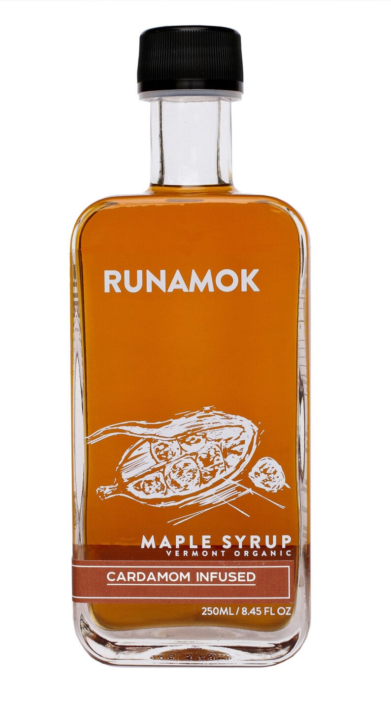Runamok Maple Cardamom Infused Maple Syrup Vermont Organic Etsy