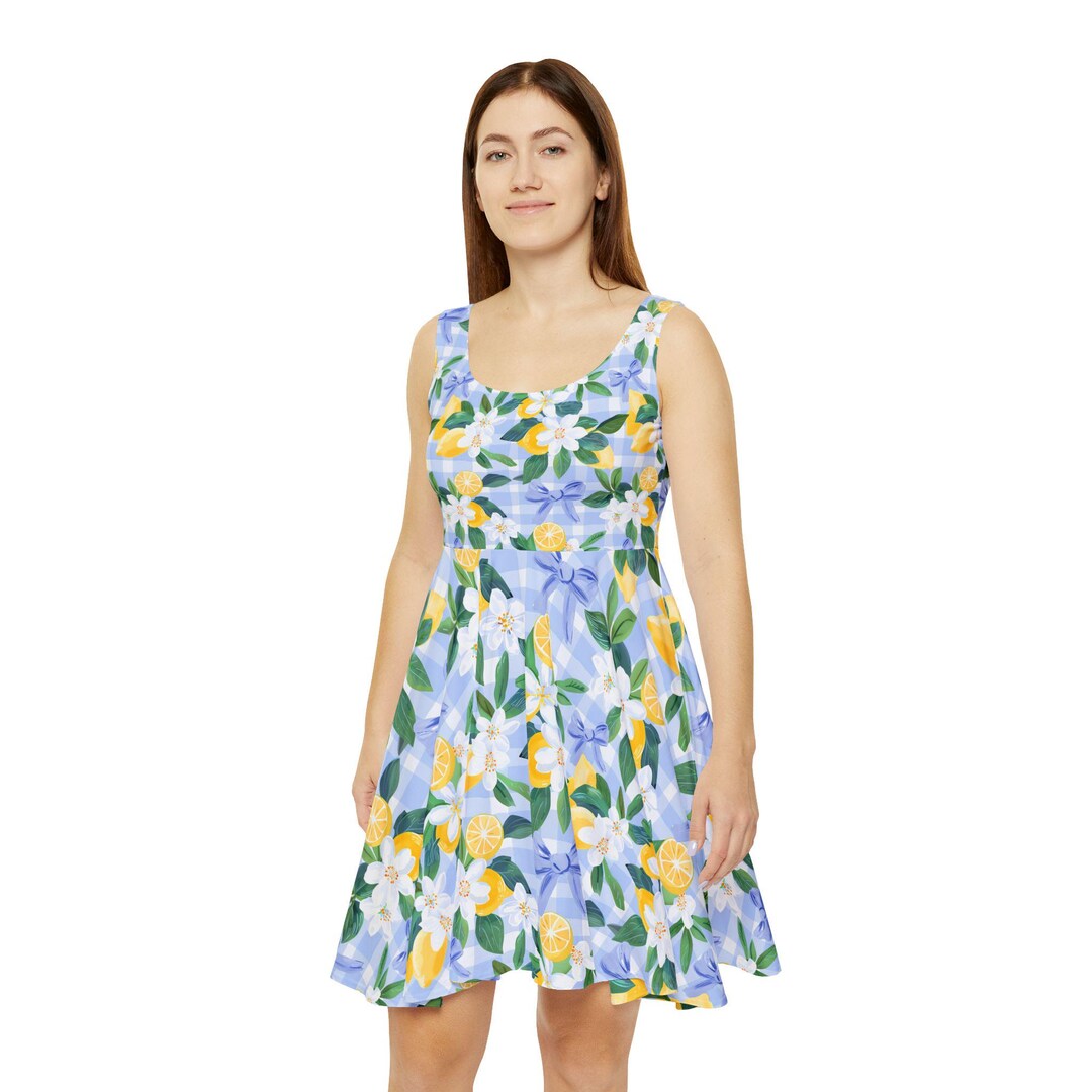 Elegant Women Casual Party Cute Unique Lemon Print Dress/Skirt, Cool For Summer | ChicGrl