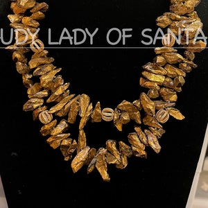 Bright Gold Pyrite Double Strand