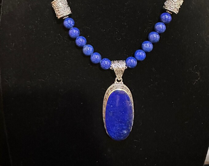 Lapis Pendant Necklace