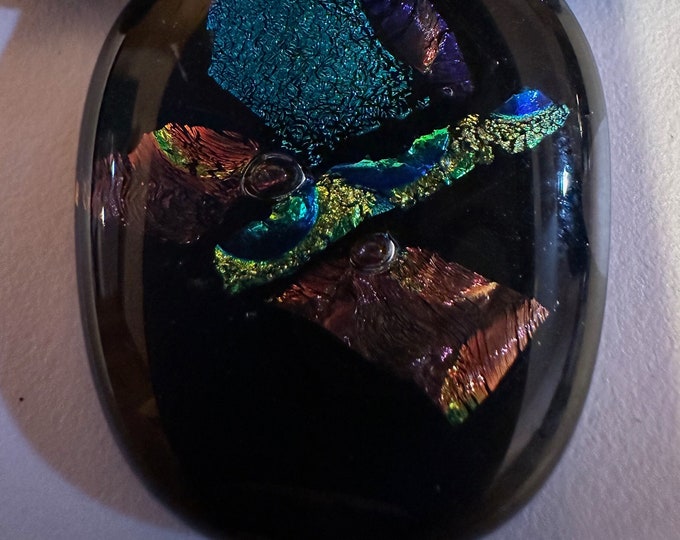 Black Onyx Dichroic Glass