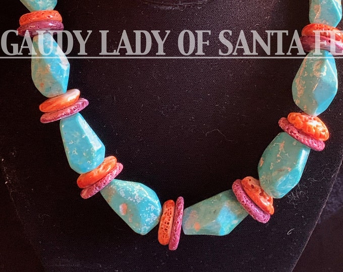 Spiny Oyster Turquoise Necklace