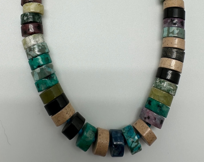 Multi Colored Stone Necklace